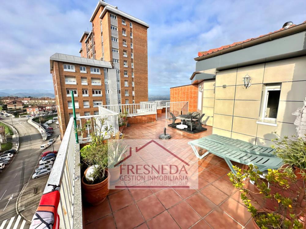 terraza atico en venta oviedo 